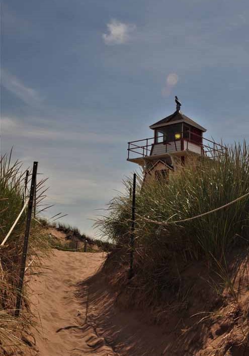 lighthouse and dunes